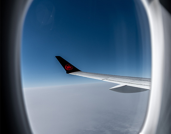 An airplane wing